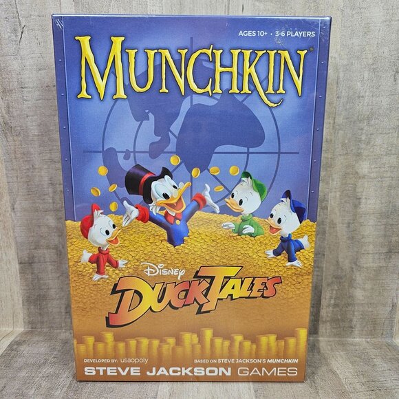 Munchkin Disney DuckTales Steve Jackson Game NEW Sealed Duck Tales - Picture 1 of 2